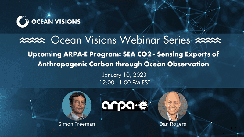 Ocean Visions Webinar Series: SEA CO₂ – Sensing Expo
