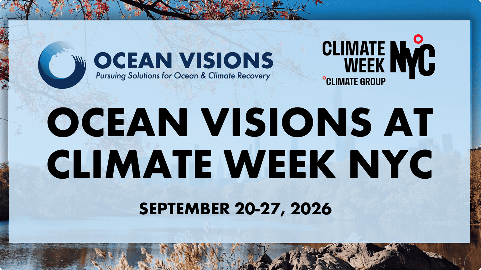 Climate Week NYC 2026